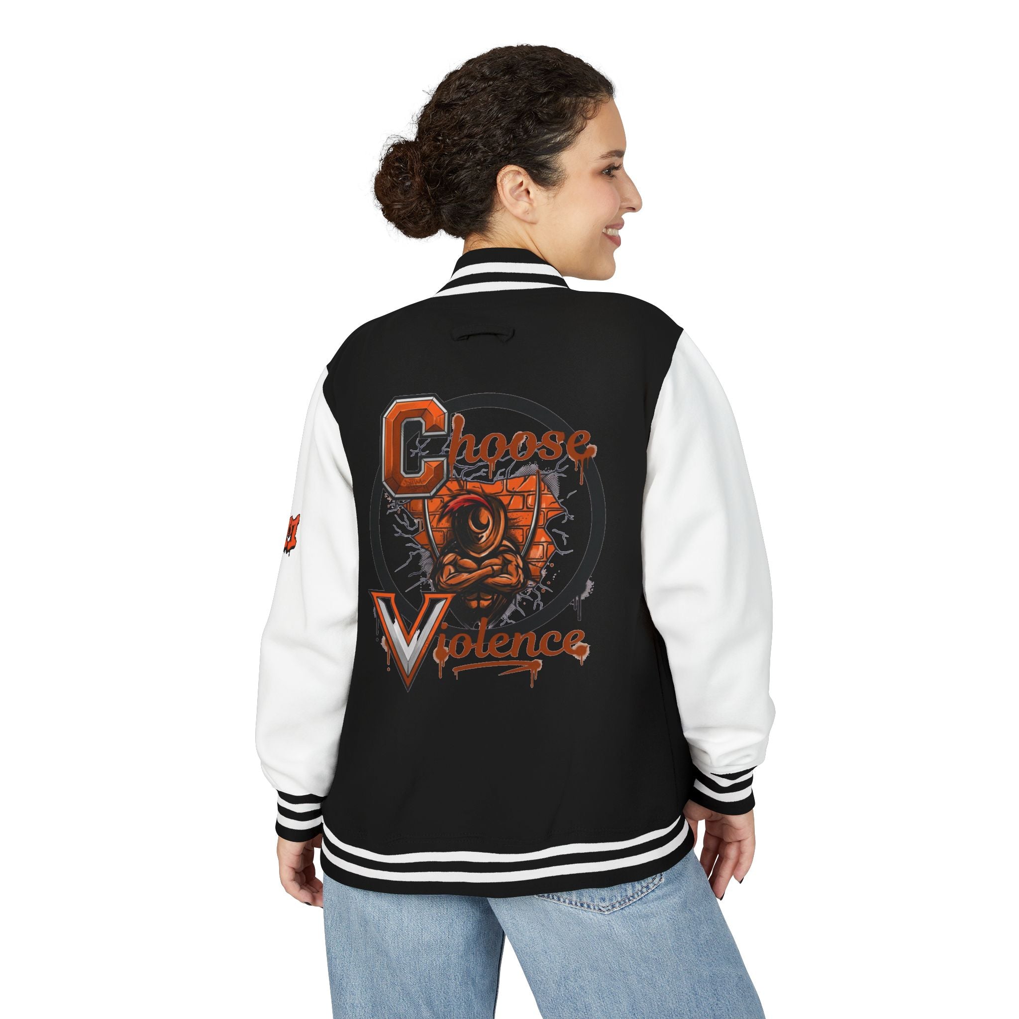 FURDREAMS "RIC" I Graffiti Shield Letterman Jacket