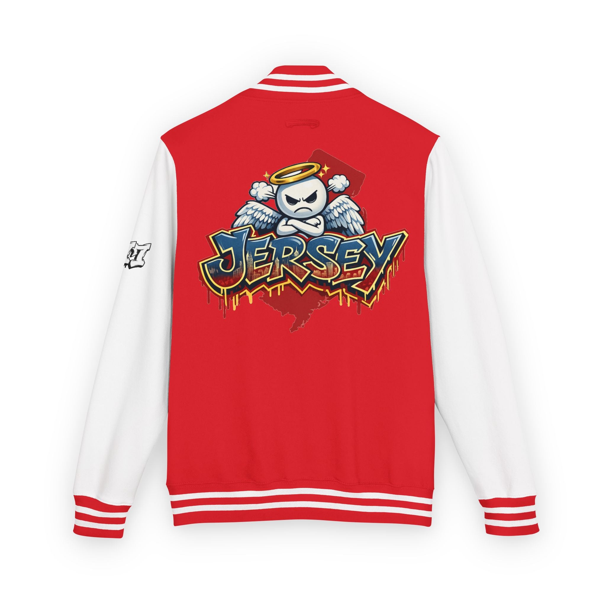 FURDreams "EWR" XII — Jersey Devils Shield Letterman Jacket