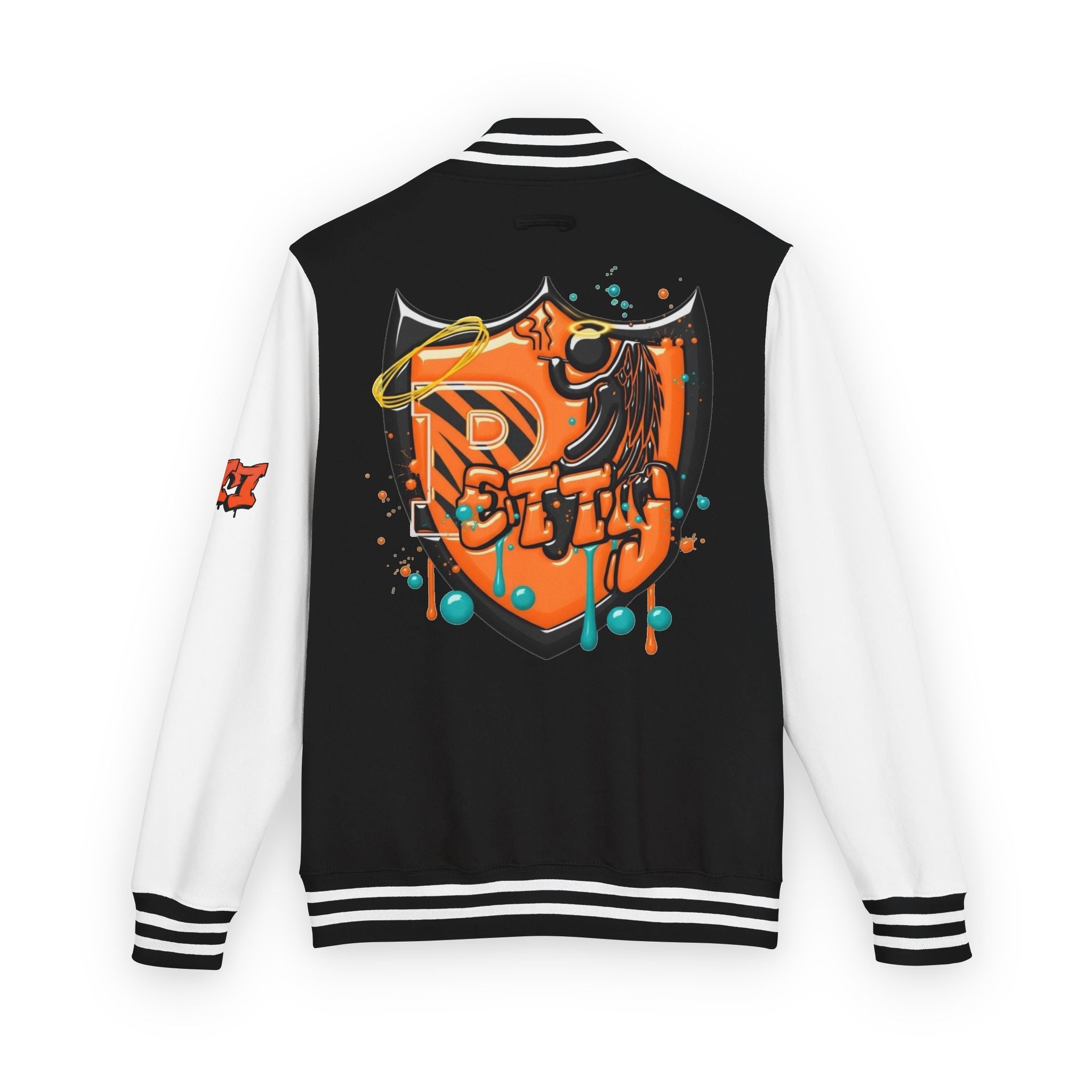 FURDREAMS "EWR" III Graffiti Shield Letterman Jacket