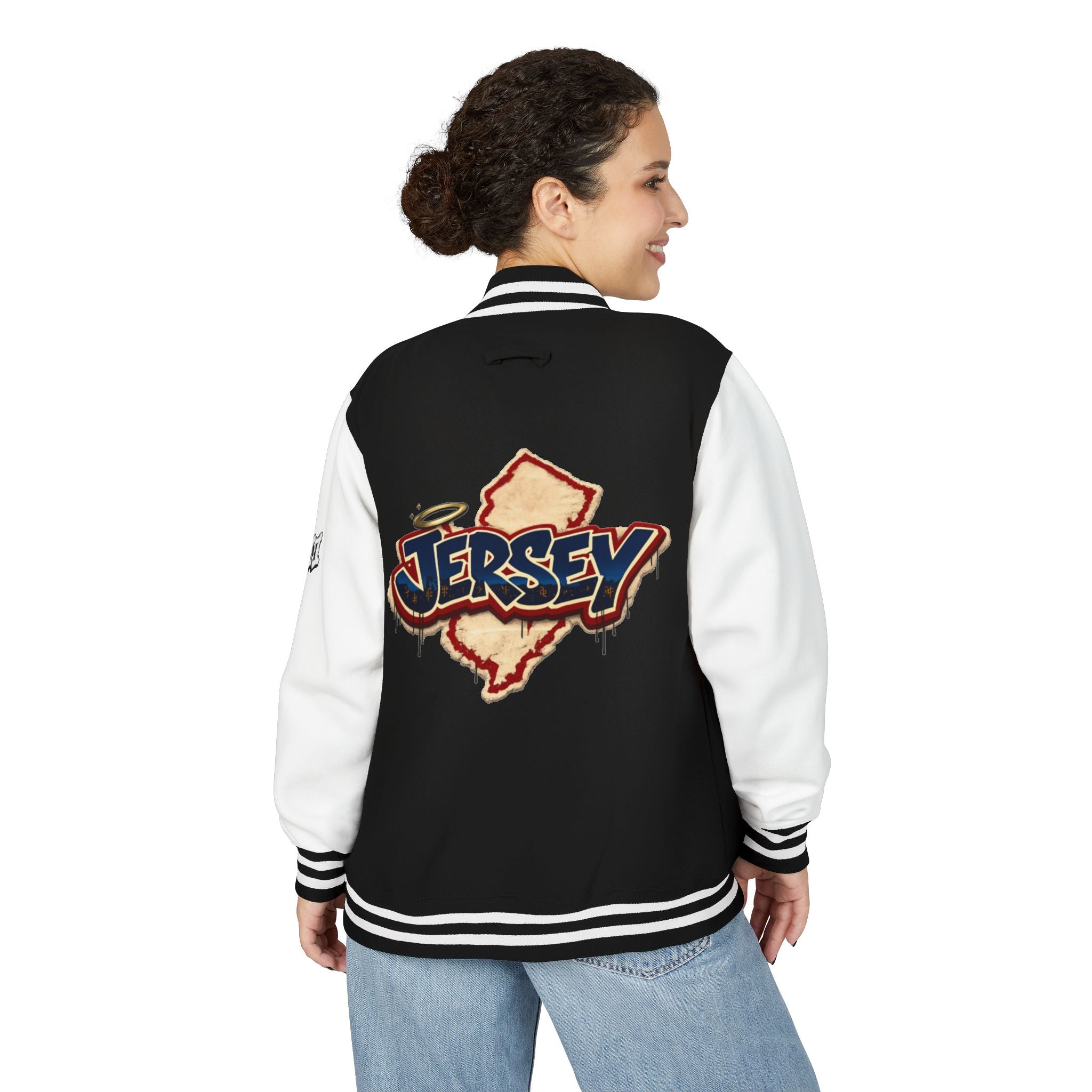FURDREAMS “EWR” VIII Graffiti Shield Letterman Jacket