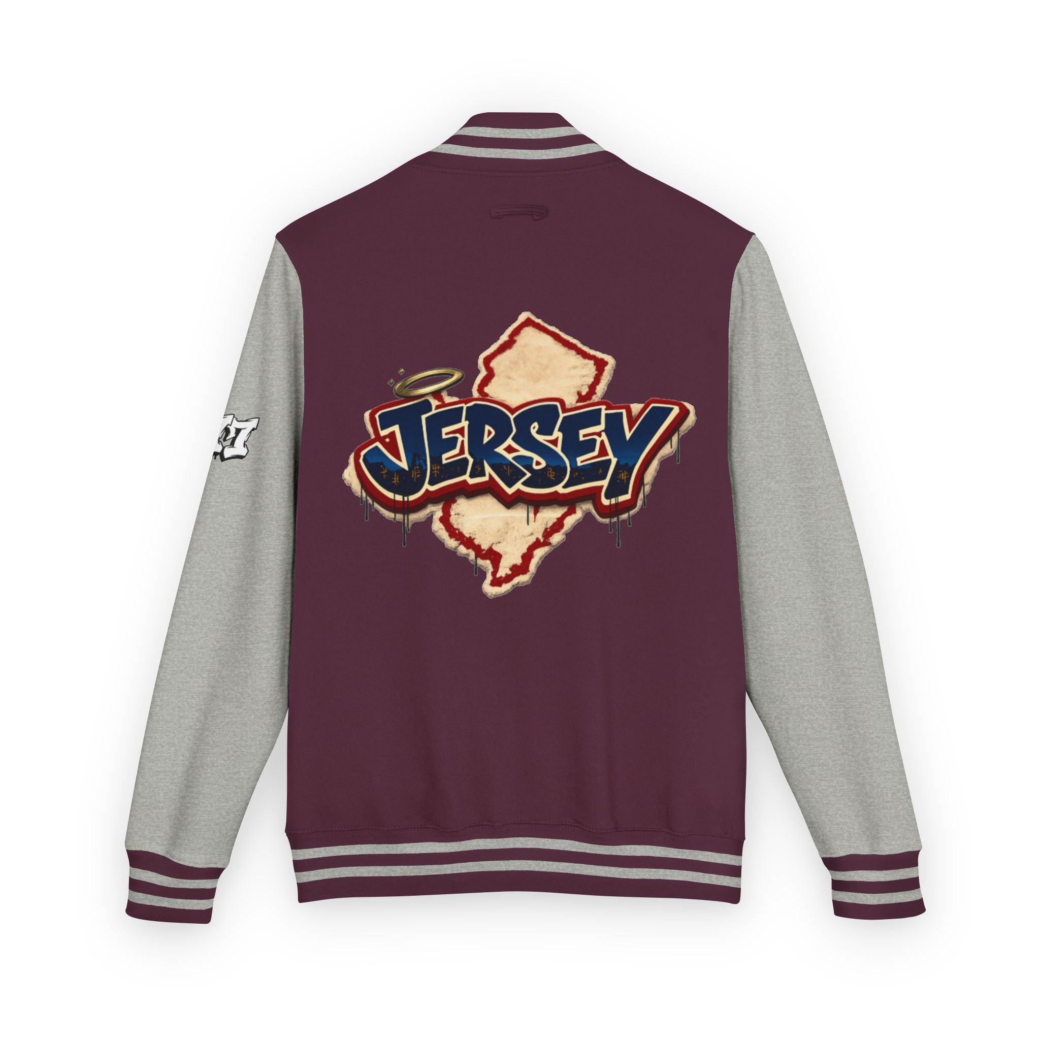 FURDreams "EWR" XII — NJ Monogram Shield Letterman Jacket