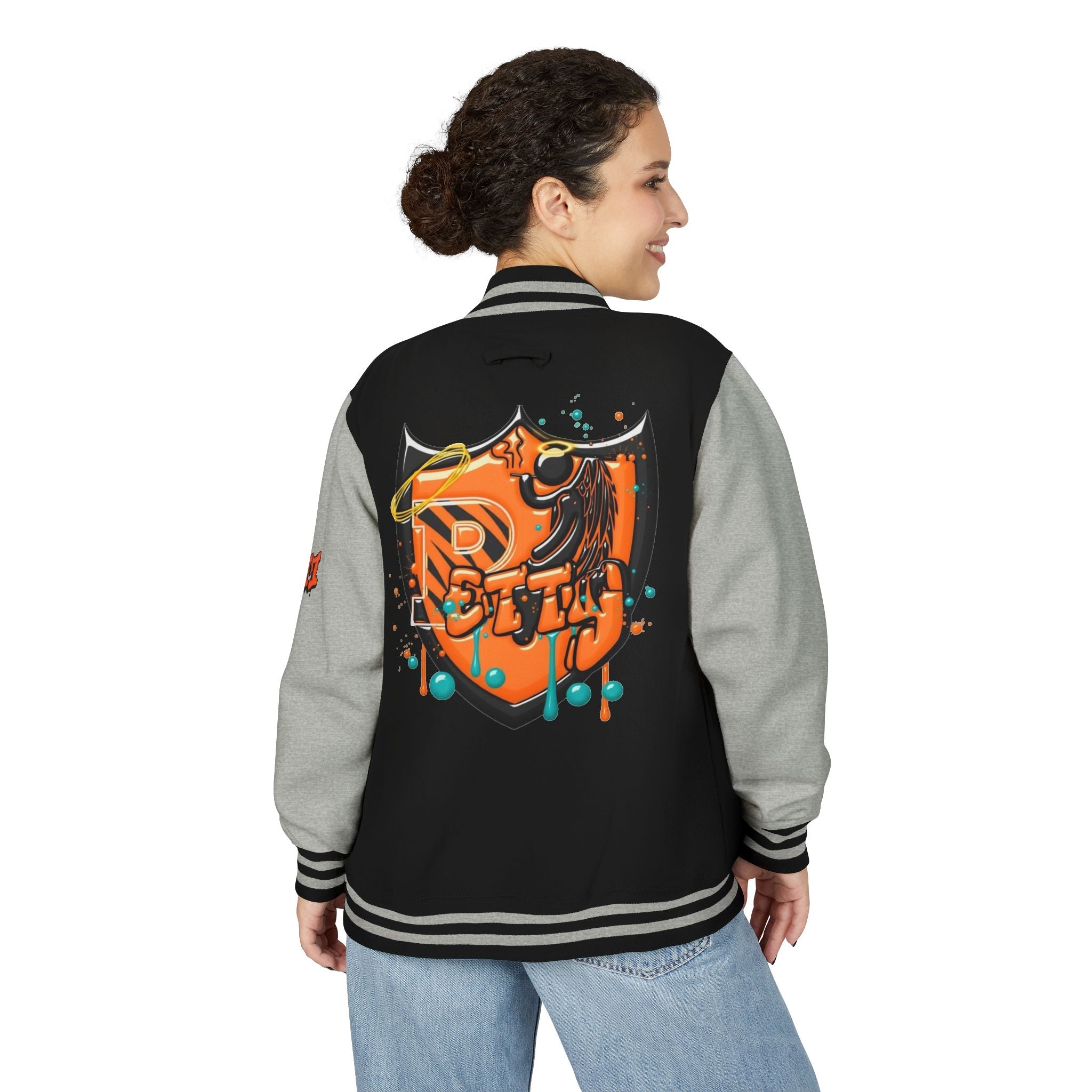FURDREAMS "EWR" III Graffiti Shield Letterman Jacket