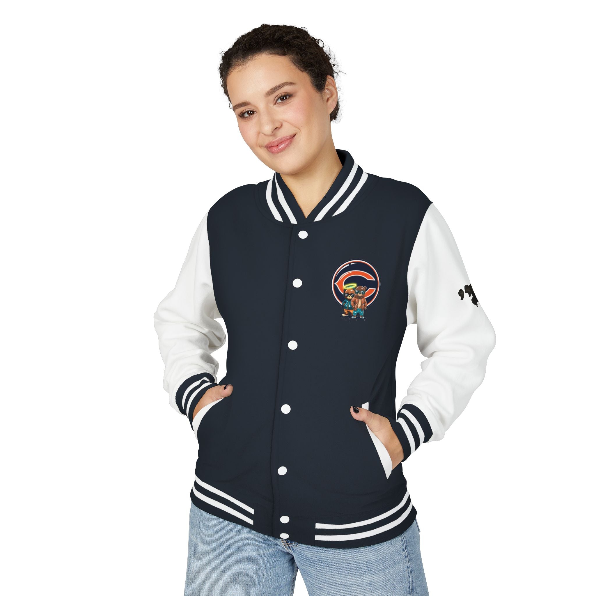 FURDREAMS “ORD” I Graffiti Shield Letterman Jacket
