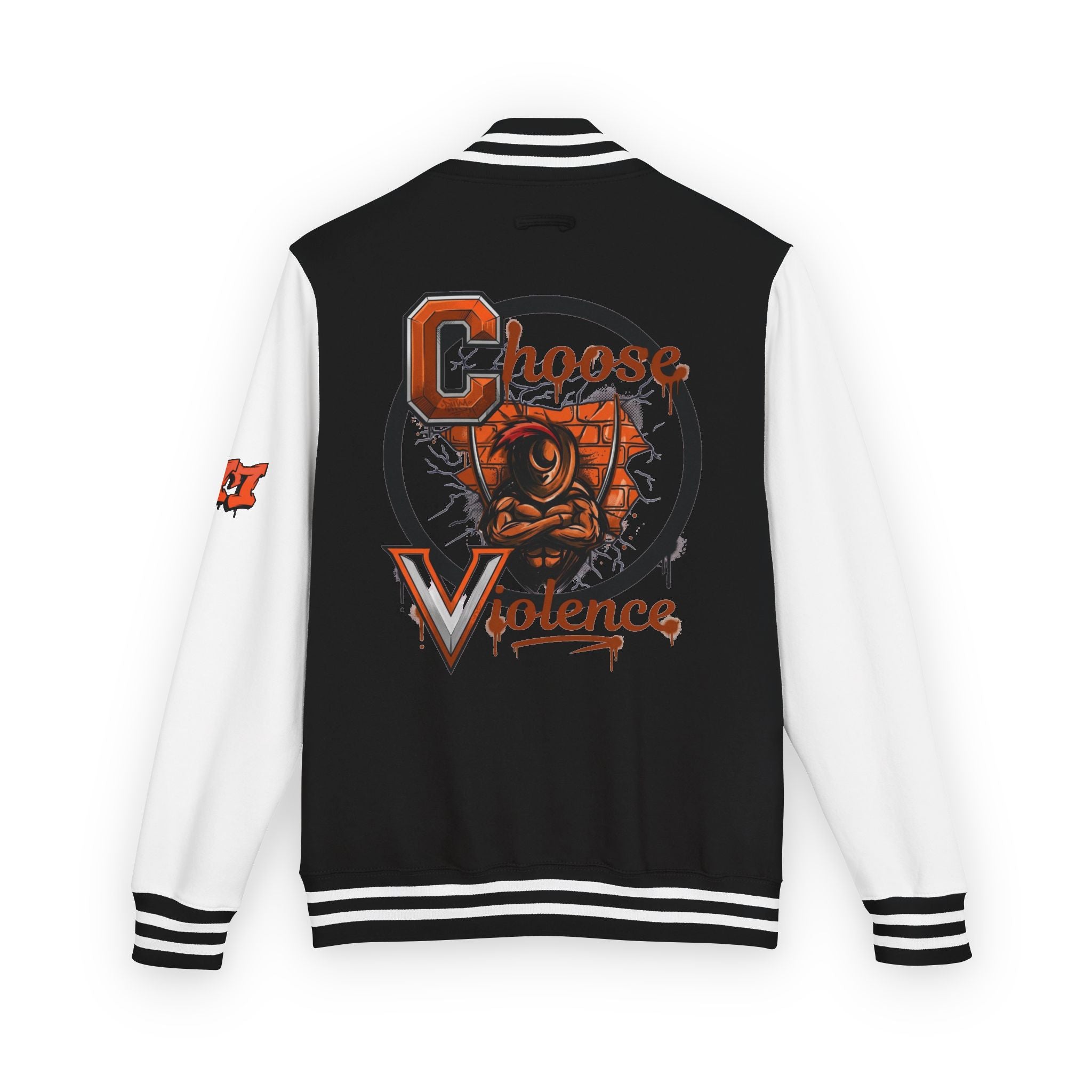 FURDREAMS "RIC" I Graffiti Shield Letterman Jacket