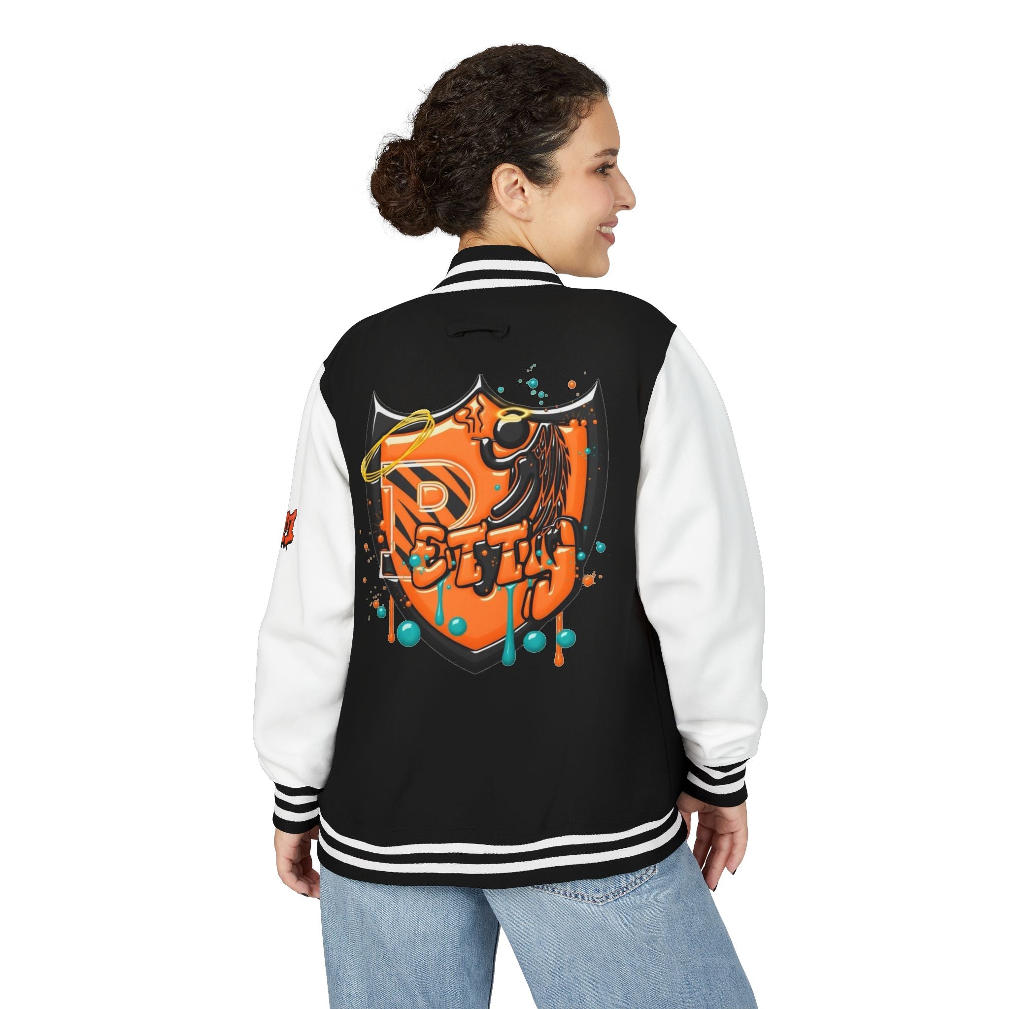 FURDREAMS "EWR" III Graffiti Shield Letterman Jacket