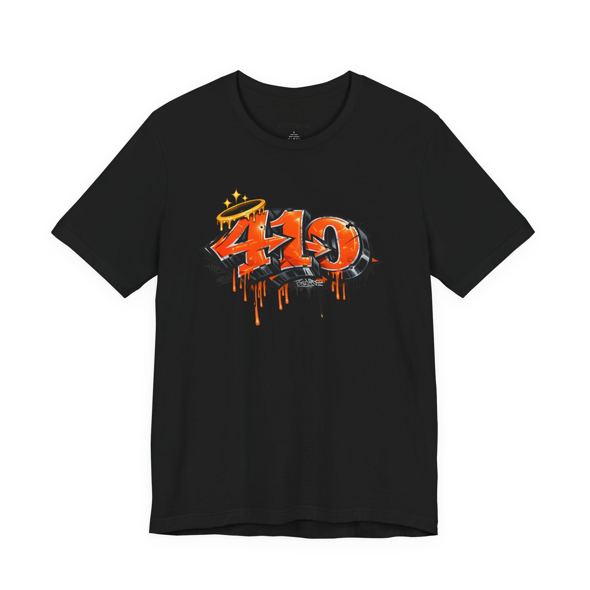 FURDreams “410” Graffiti Street Art Tee — Urban Drip Graphic T-Shirt