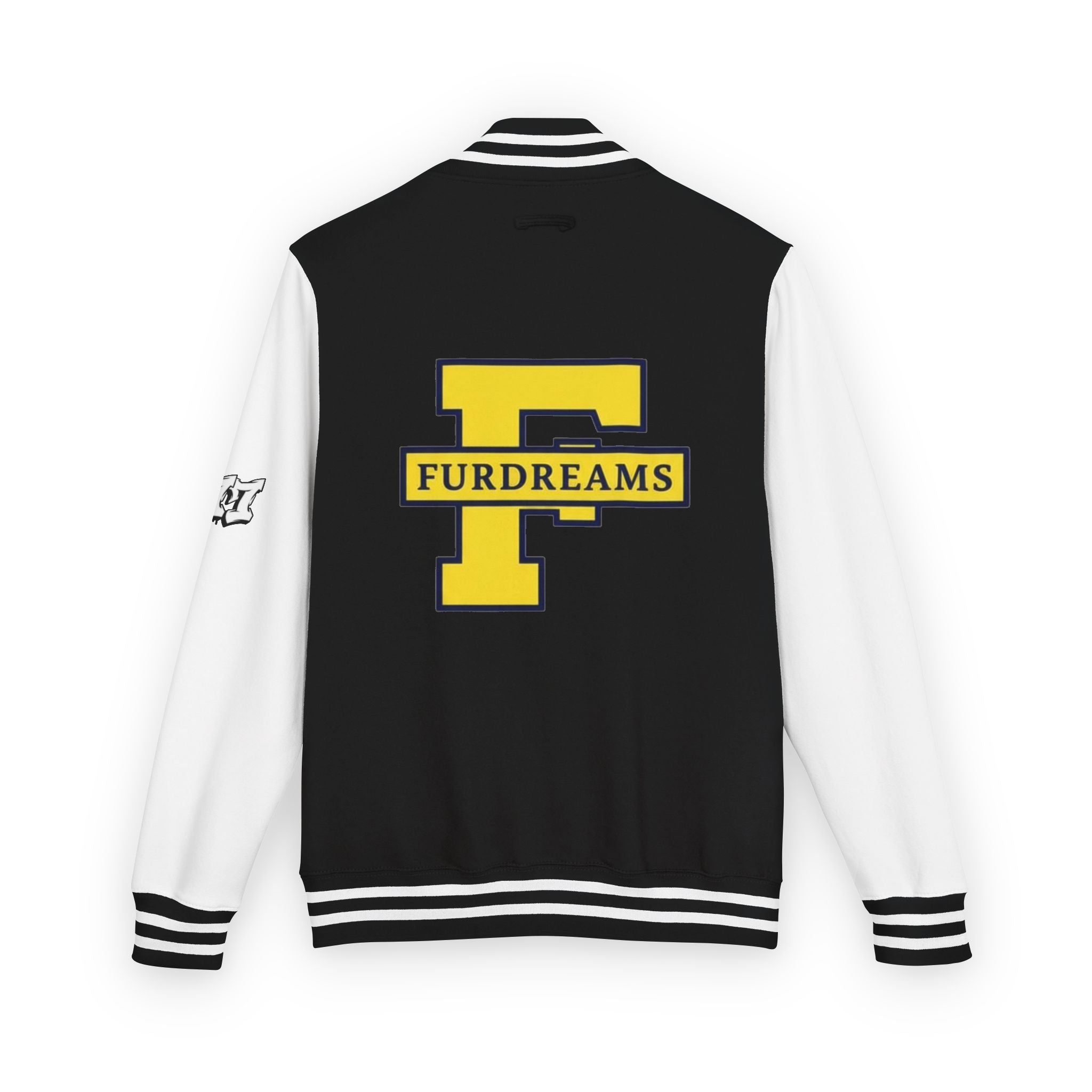 FURDREAMS "DTW" I Graffiti Shield Letterman Jacket