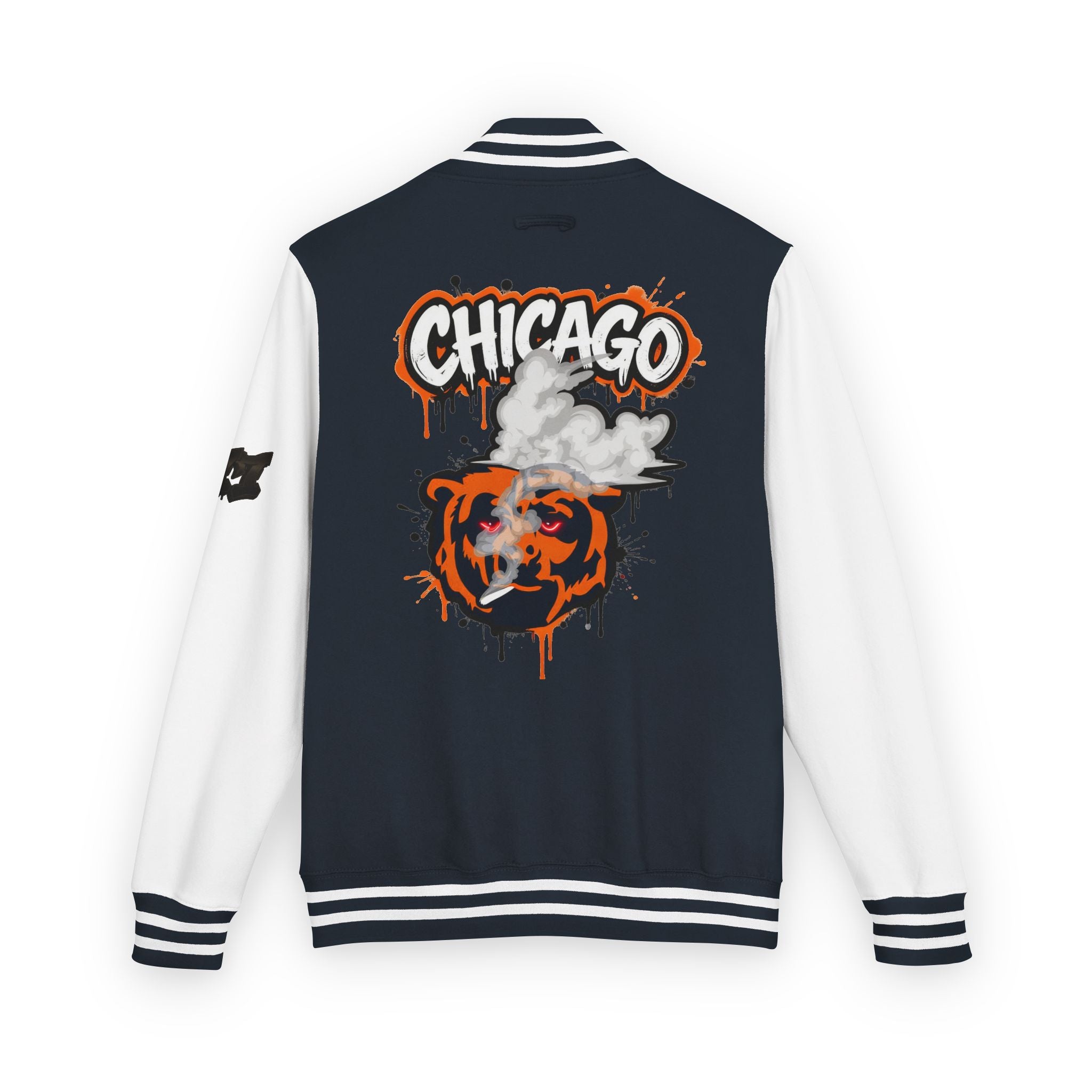 FURDREAMS “ORD” I Graffiti Shield Letterman Jacket
