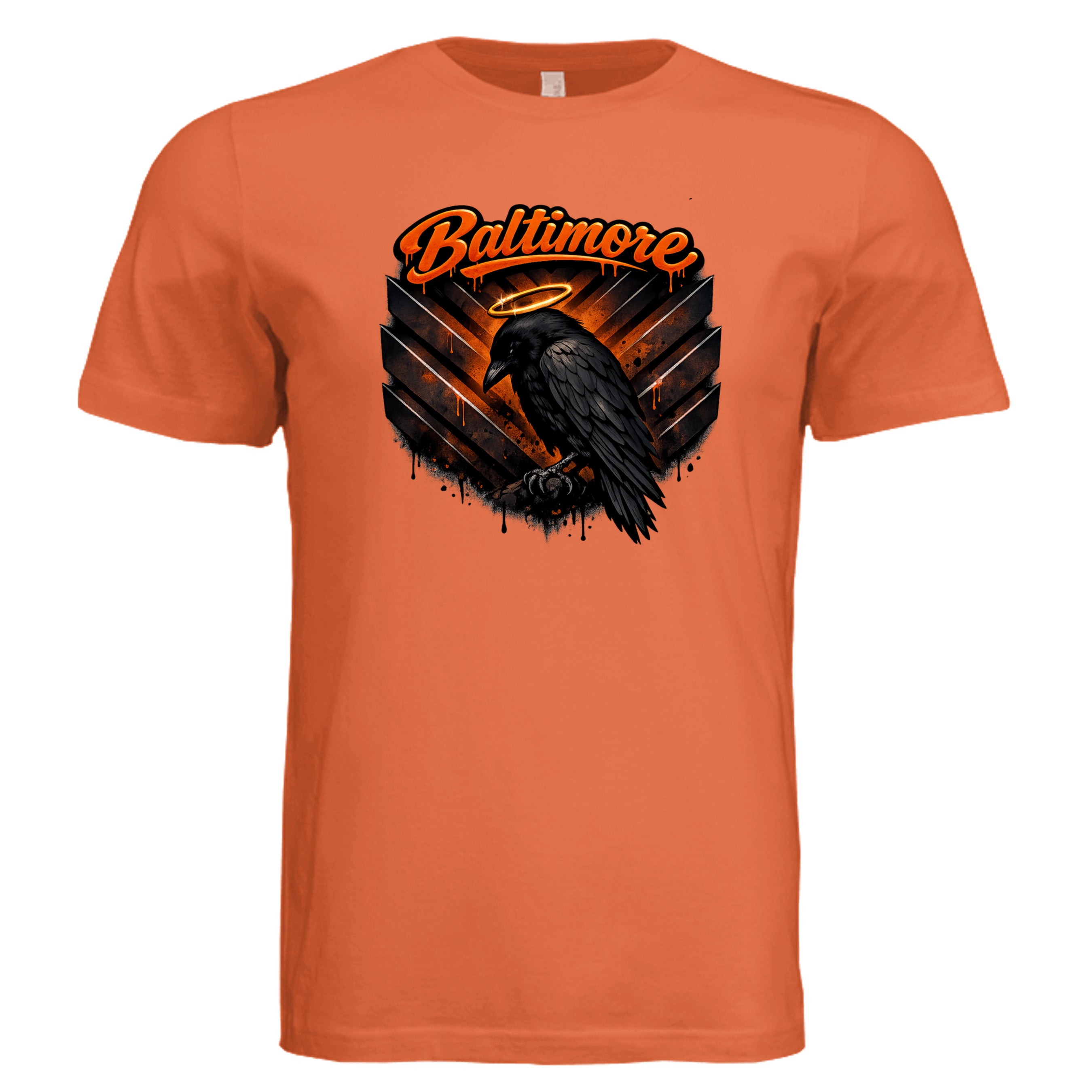 Solid Orange Triblend - 3413C - FRONT