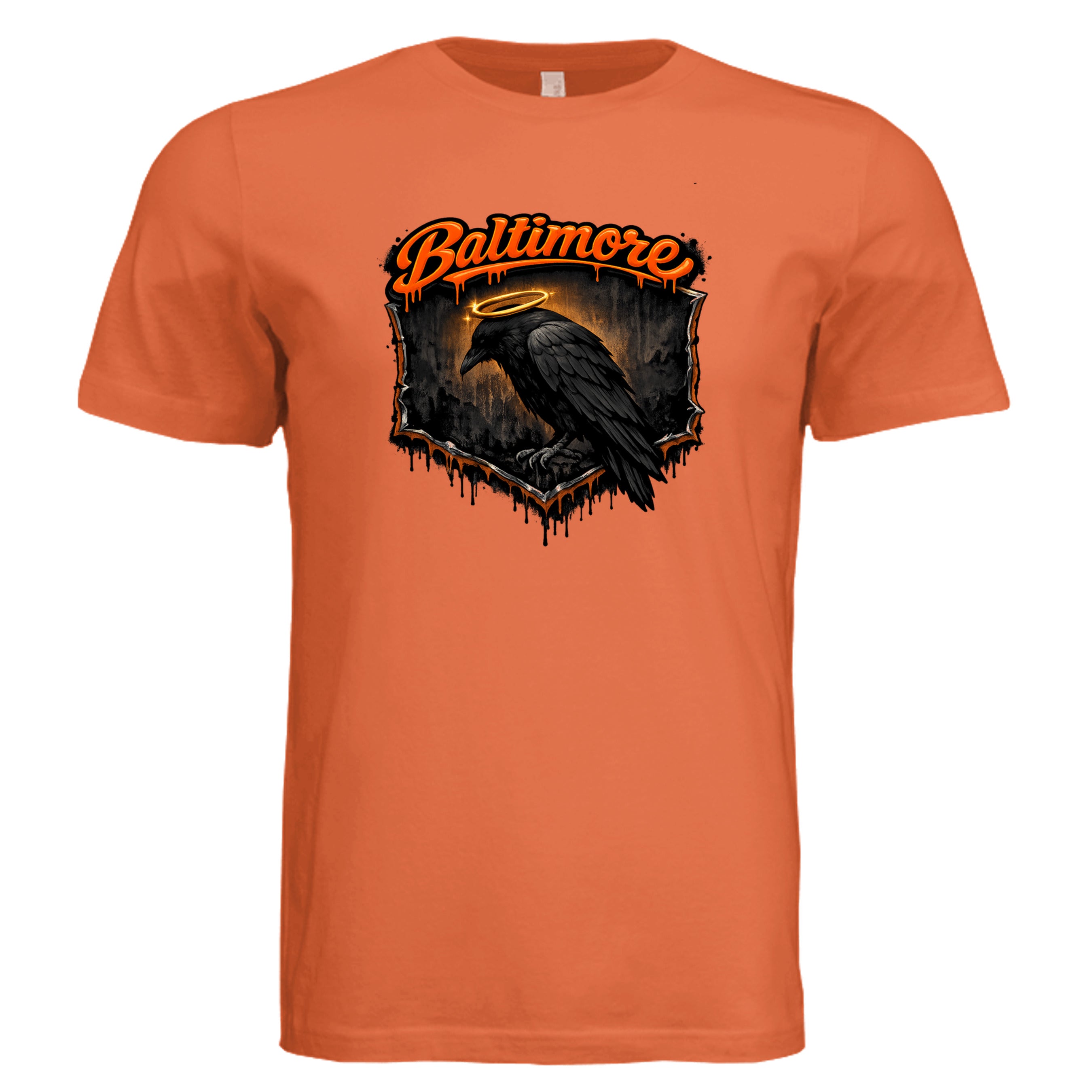 Solid Orange Triblend - 3413C - FRONT